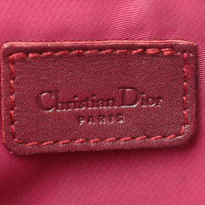 Christian Dior Monogram Mini Saddle Pochette Burgundy 6 of 14