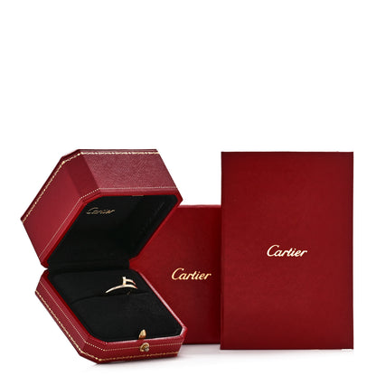 Cartier 18K Yellow Gold Small Juste Un Clou Ring 56 7.5 5 of 5