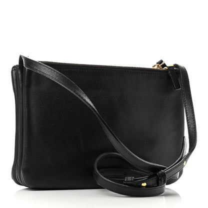 Celine Lambskin Small Trio Crossbody Bag Black 3 of 16