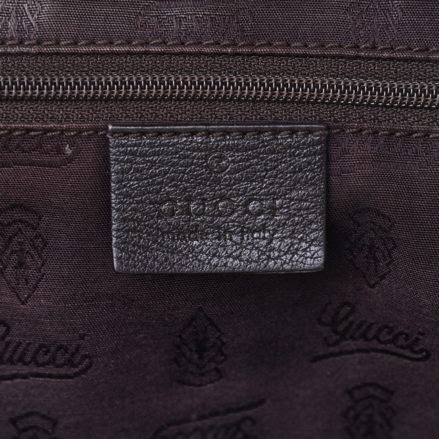 Gucci Guccissima Large New Ladies Hobo Dark Brown 5 of 8