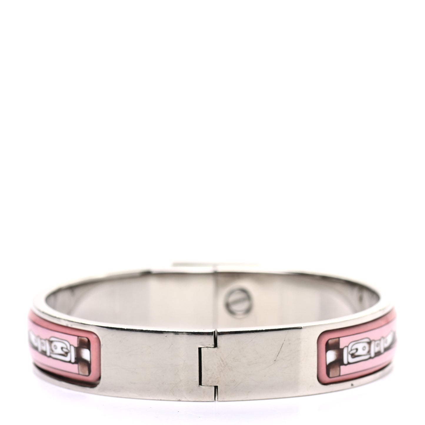 Enamel Printed Narrow Loquet Bracelet
