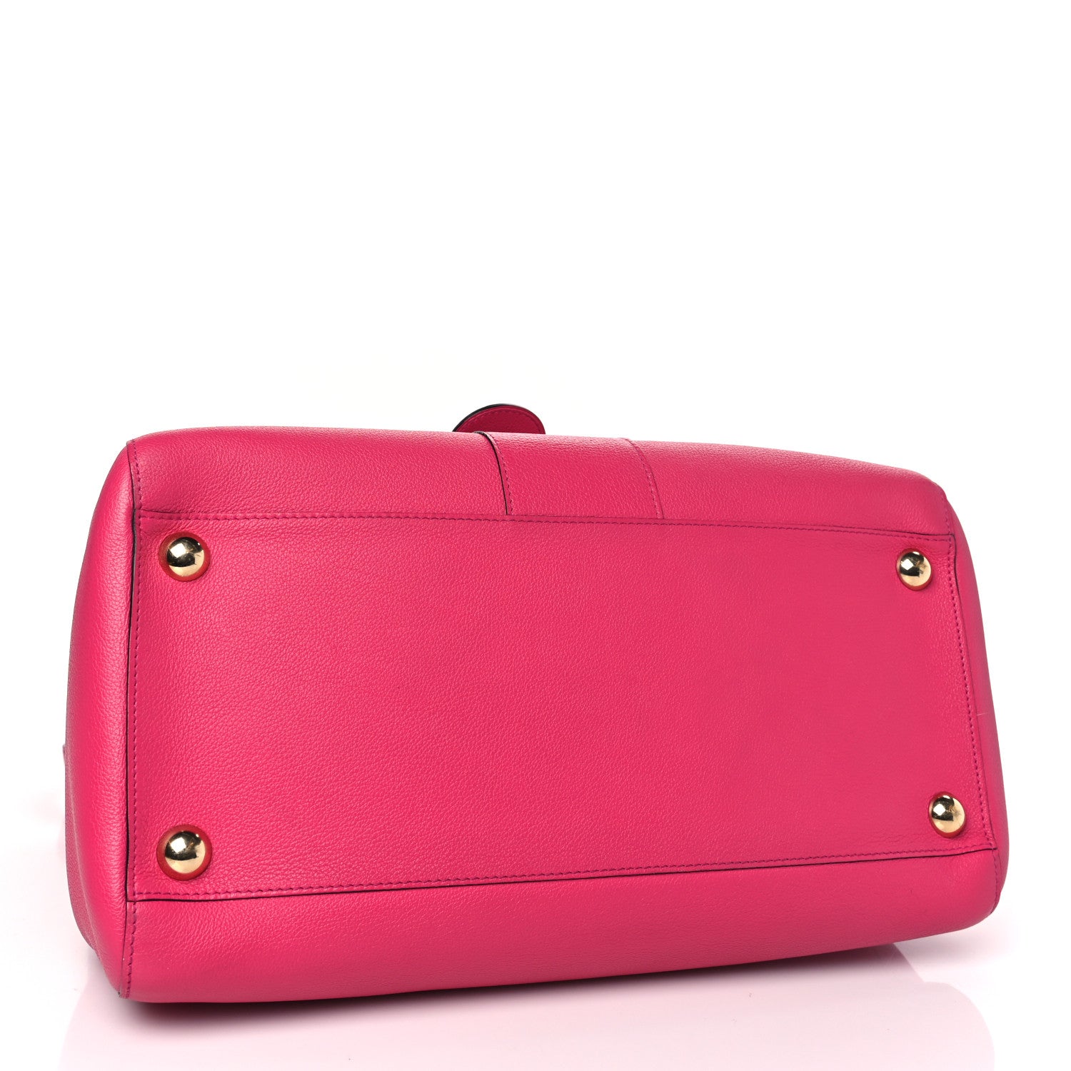 Delvaux Grained Calfskin GM Brillant Satchel Fuchsia 5 of 11