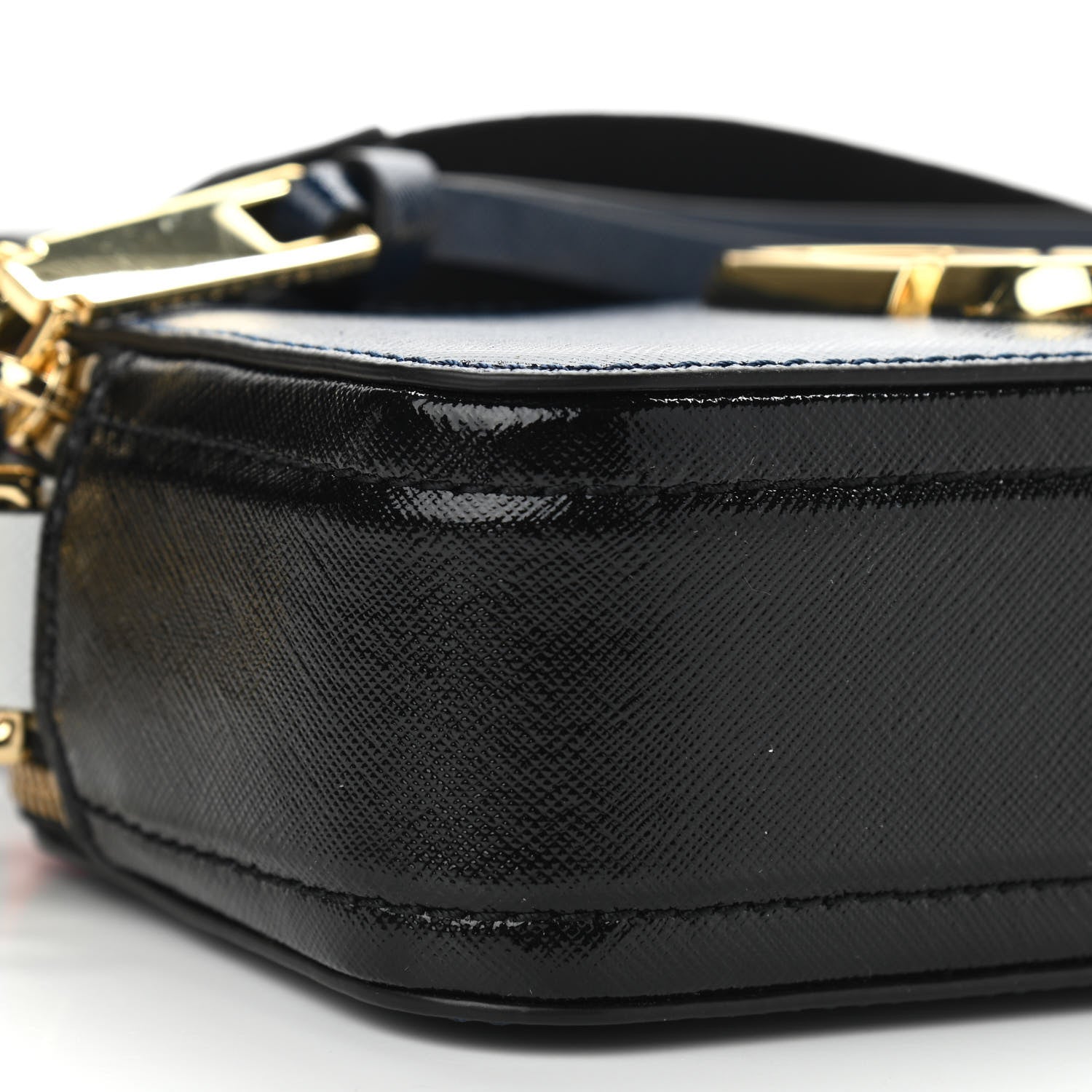 Marc Jacobs Saffiano Small Snapshot Camera Bag Blue Sea 10 of 11