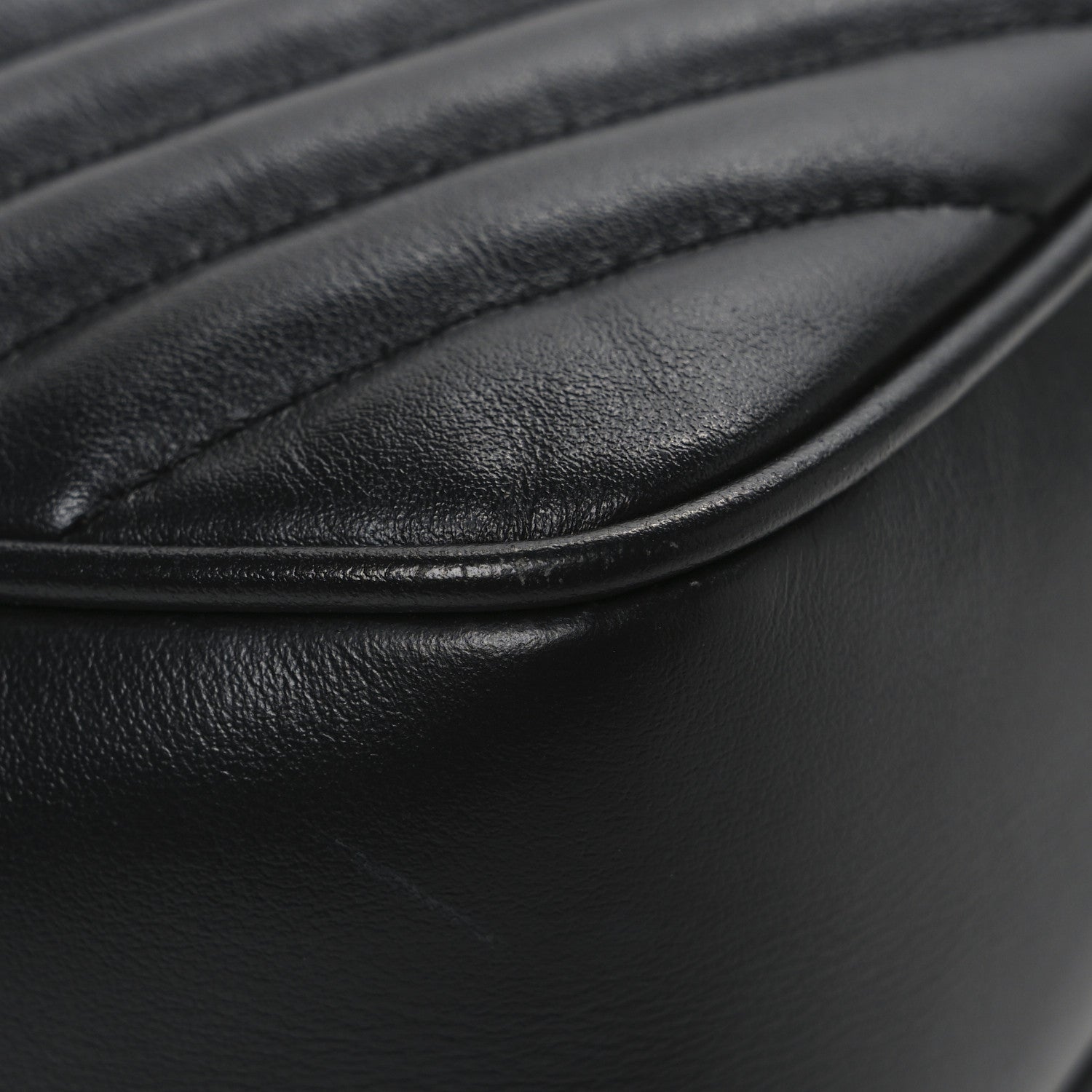 Saint Laurent Calfskin Matelasse Monogram Lou Camera Bag Black 12 of 12