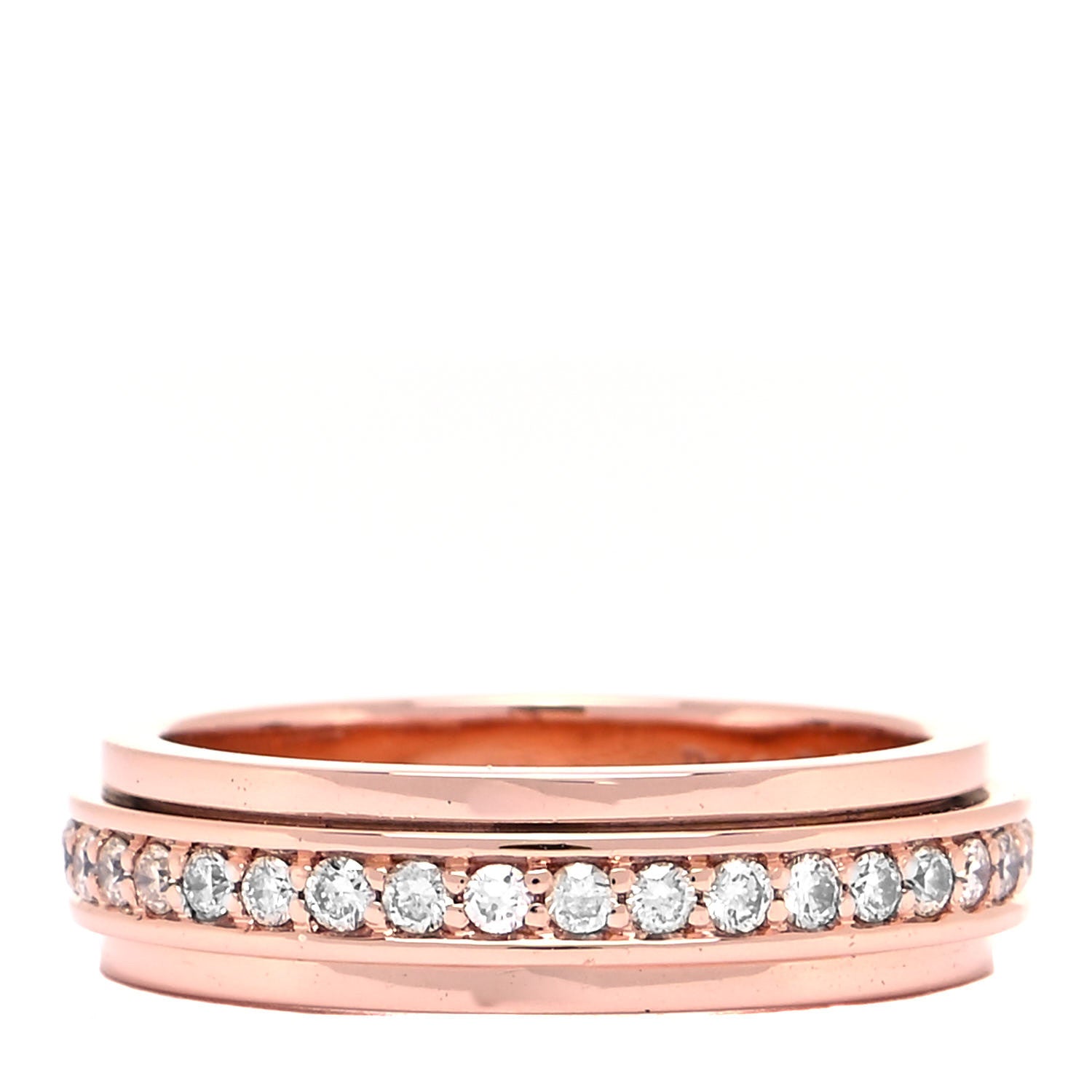 Piaget 18K Rose Gold Diamond Possession Wedding Band Ring 52 6 3 of 4