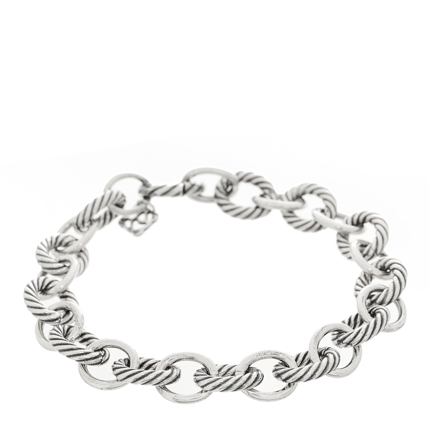 Sterling Silver 10mm Medium Oval Link Bracelet