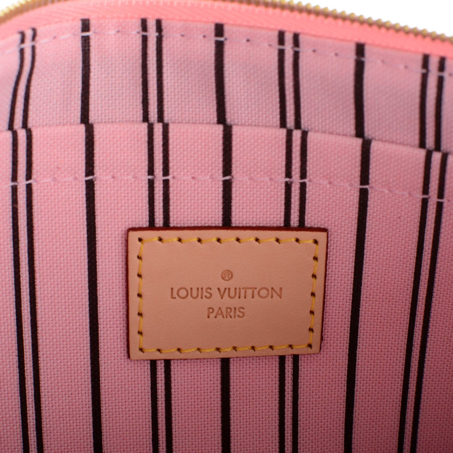 Monogram Neverfull MM GM Pochette Rose Ballerine