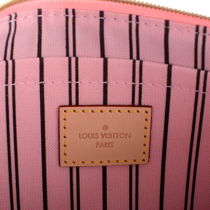 Louis Vuitton Monogram Neverfull MM GM Pochette Rose Ballerine 6 of 8
