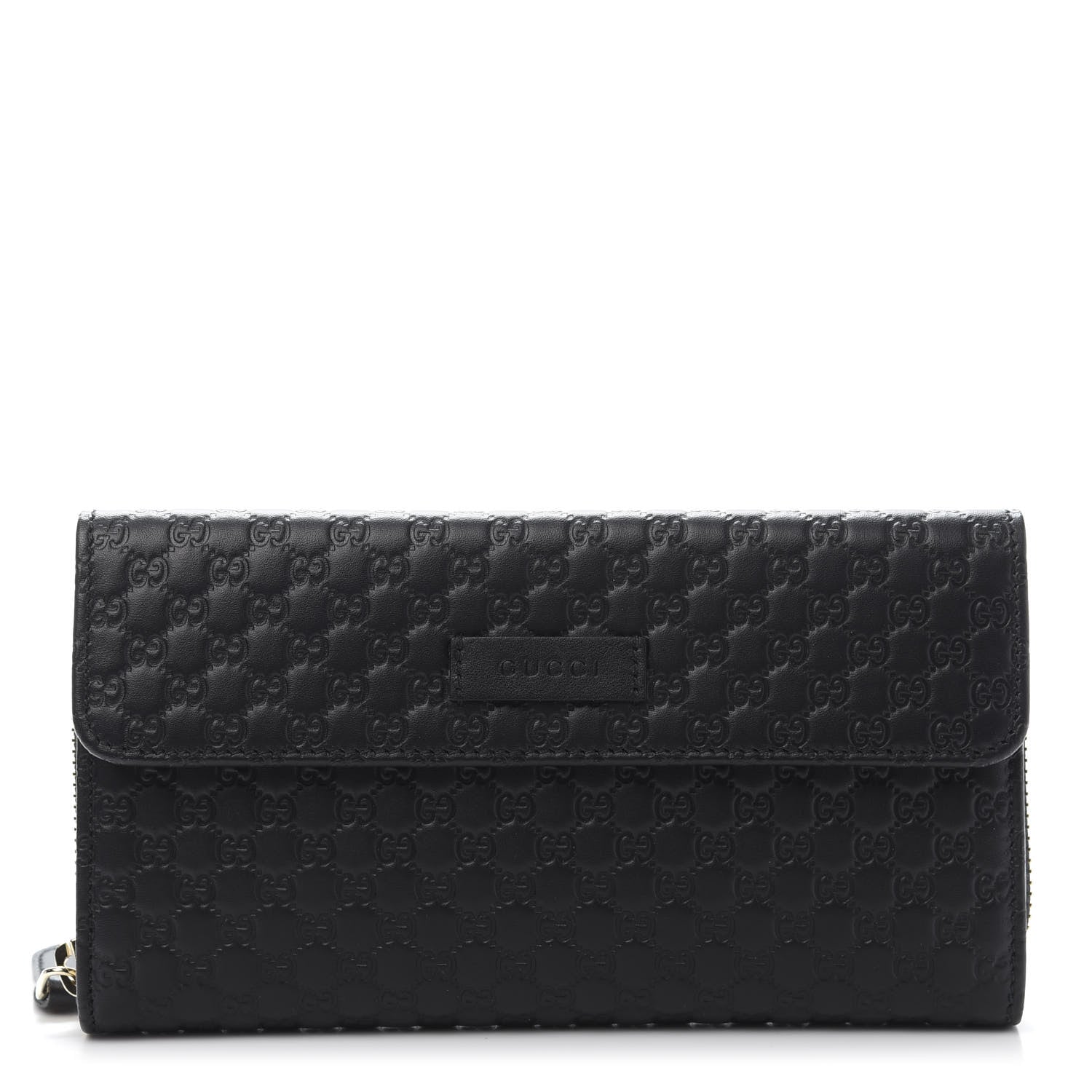 Gucci Soft Microguccissima Continental Zip Wallet Black 1 of 11