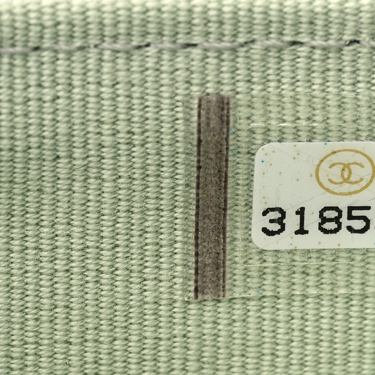 Metallic Goatskin Quilted Ombre Flap Card Holder Wallet Grey Green