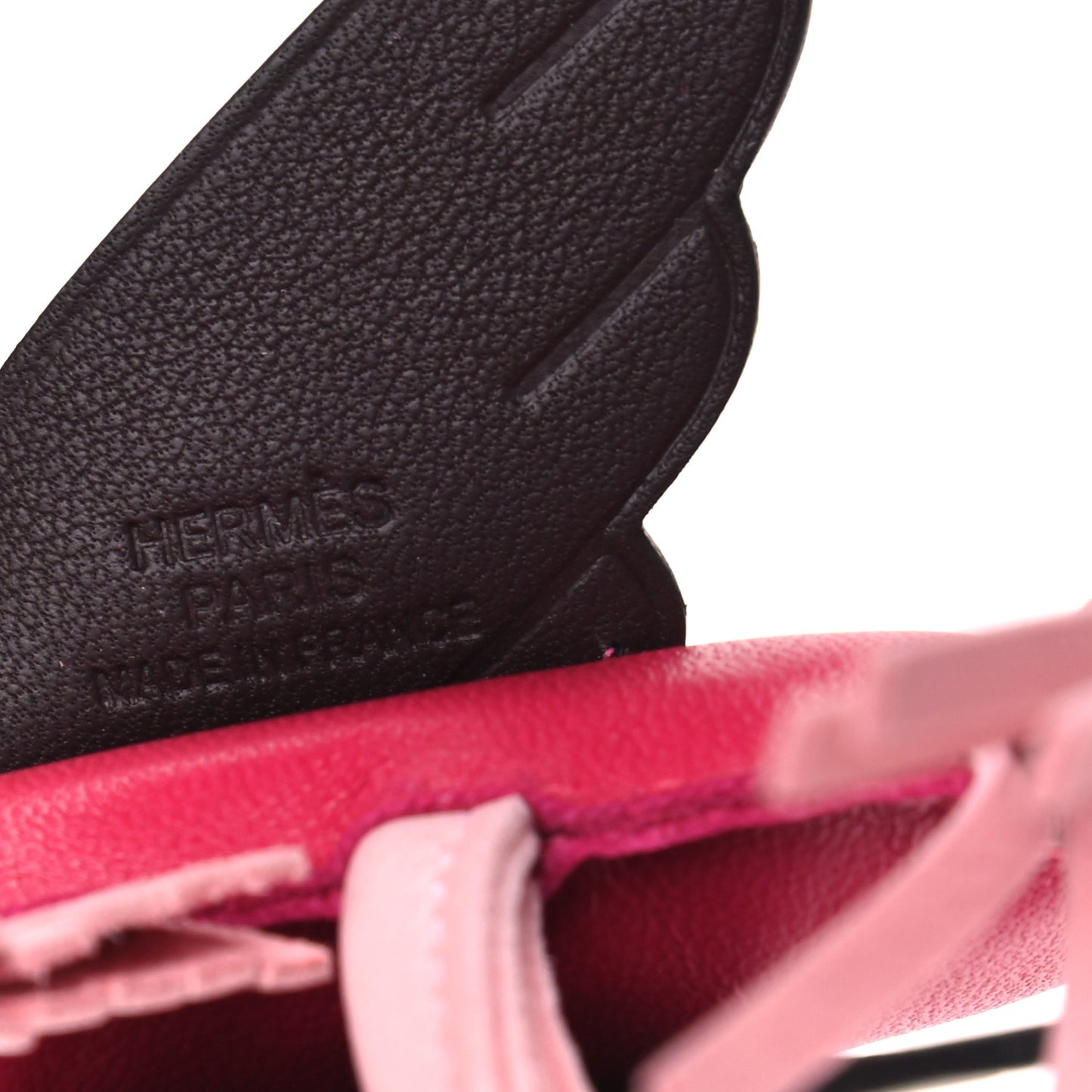 Milo Lambskin Grigri Rodeo Pegase Horse Bag Charm PM Framboise Rose Sakura Rouge Sellier