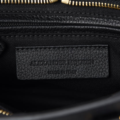 Alexander McQueen Pebbled Calfskin Mini Padlock Tote Black 8 of 9