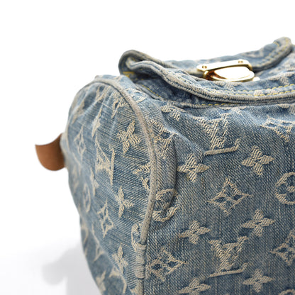 Louis Vuitton Monogram Denim Neo Speedy Blue 7 of 18