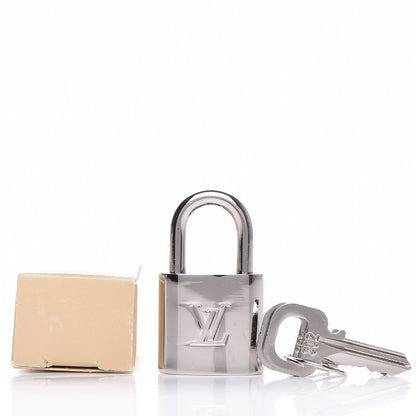 Louis Vuitton Polished Silver Lock and Key Set 4 of 4