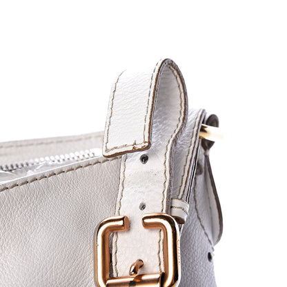 Chloe Calfskin Paddington Hobo White 36 of 36
