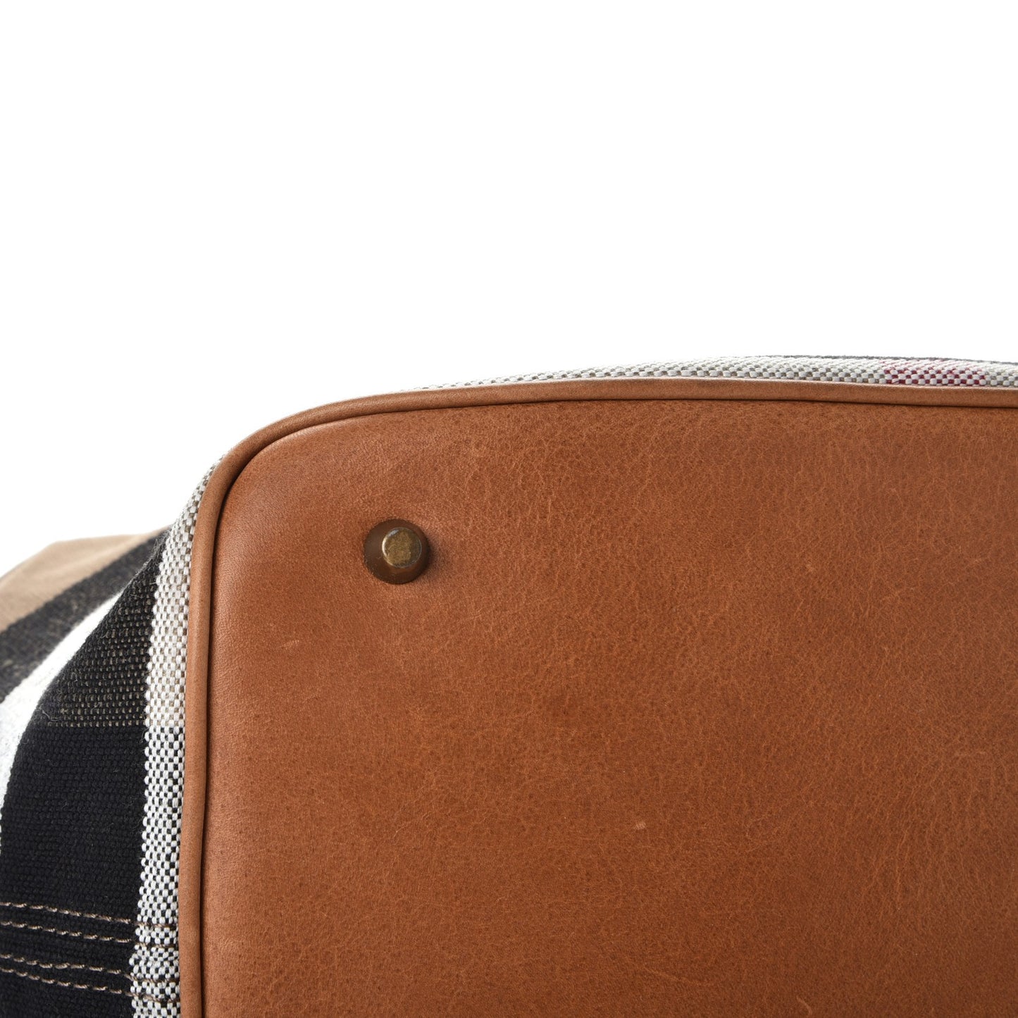 Canvas Mega Check Medium Ashby Hobo Saddle Brown