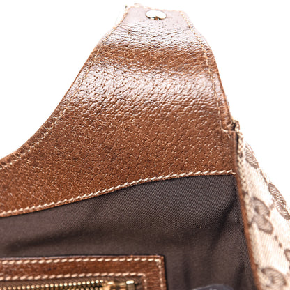 Gucci Monogram Calfskin Large Bardot Shoulder Bag Brown 14 of 20