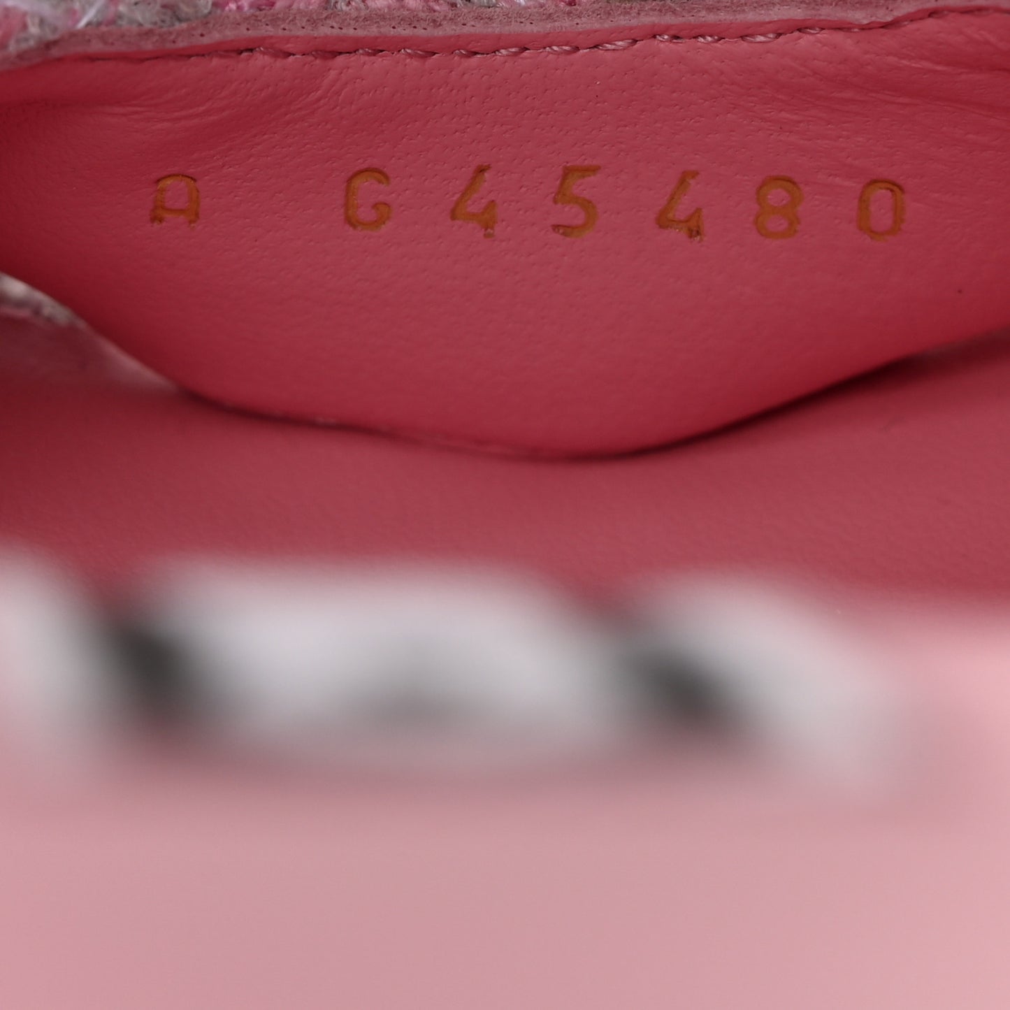 Tweed Crystal CC Platform Sandals 38 Light Pink