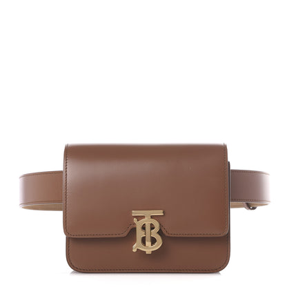 Burberry Calfskin TB Belt Bag Malt Brown 1 of 9