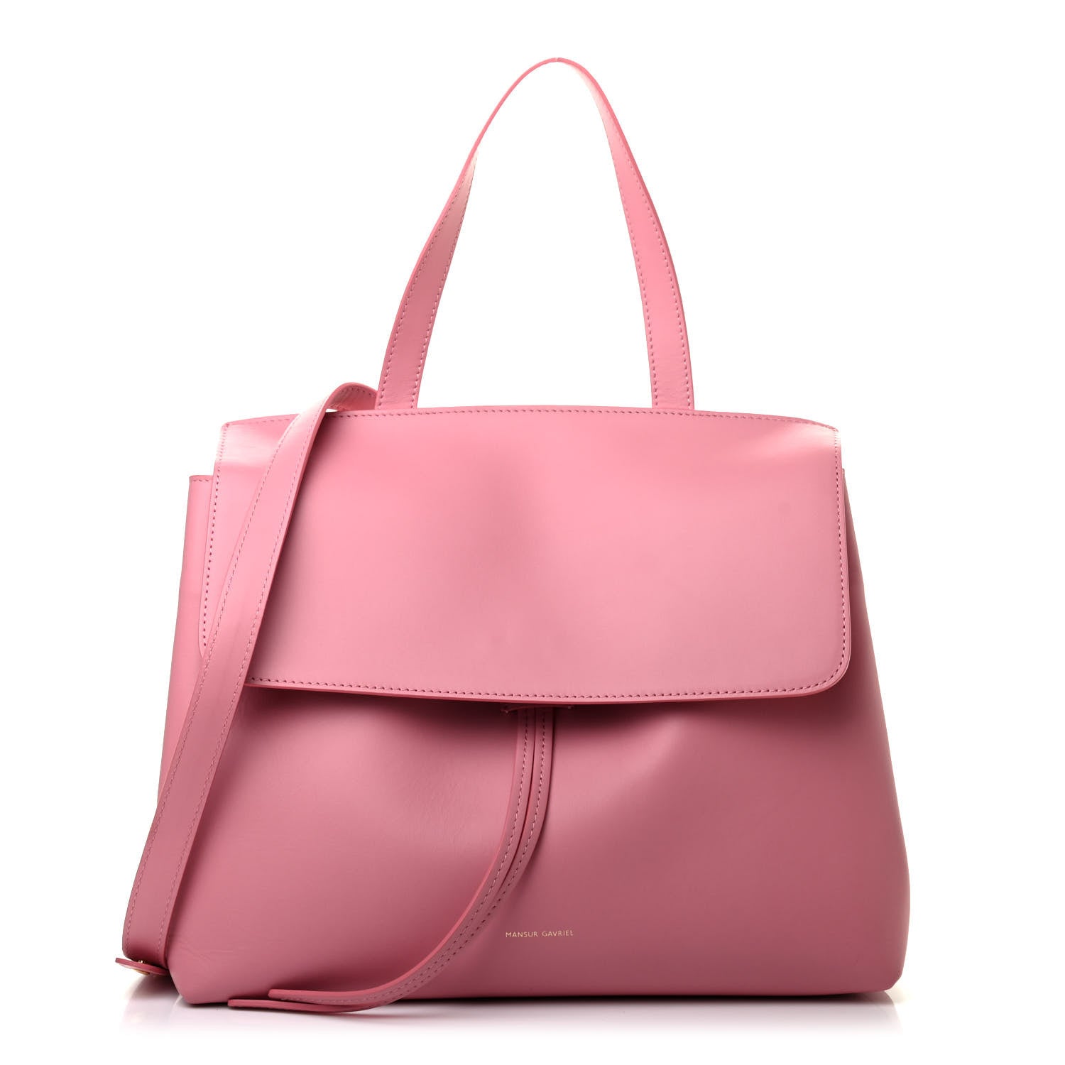 Mansur Gavriel Calfskin Lady Bag Blush 1 of 8