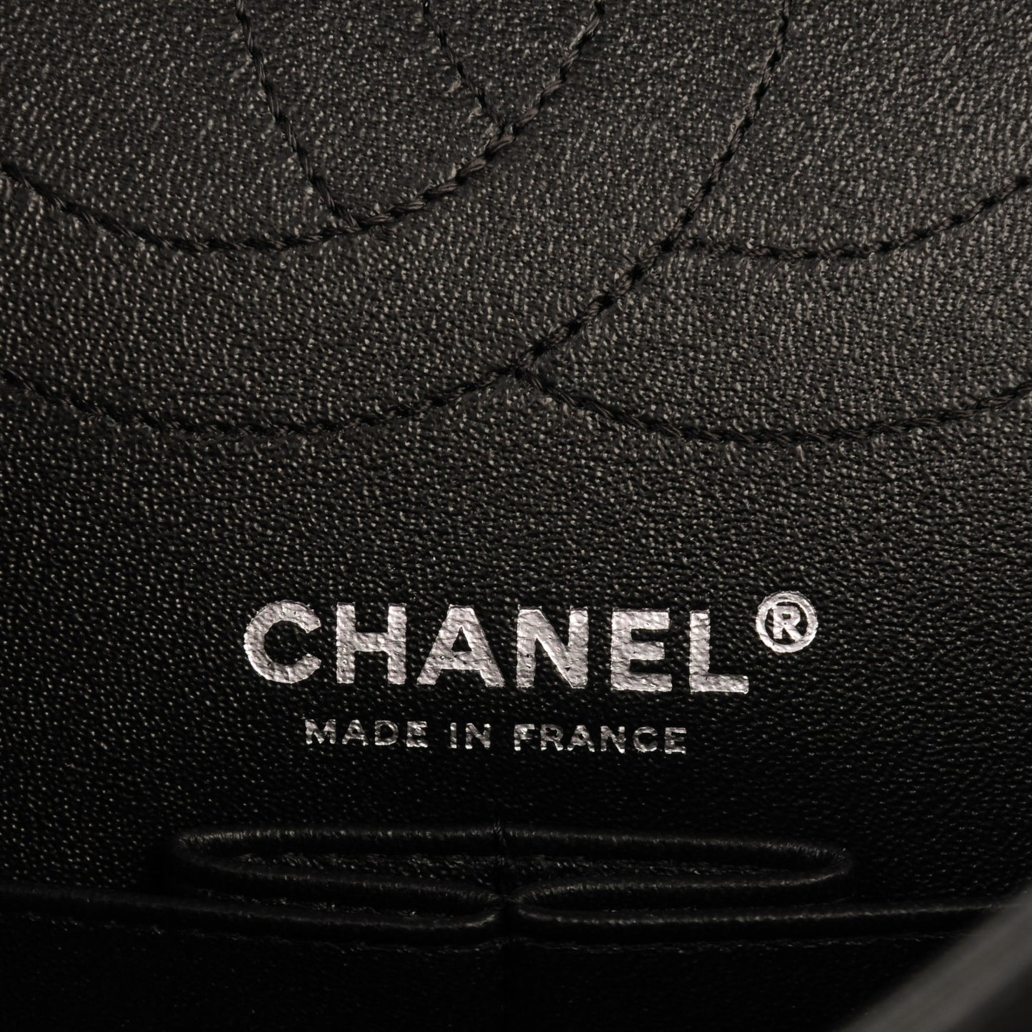 Sheepskin Chevron Quilted 2.55 Reissue 225 Double Flap So Black