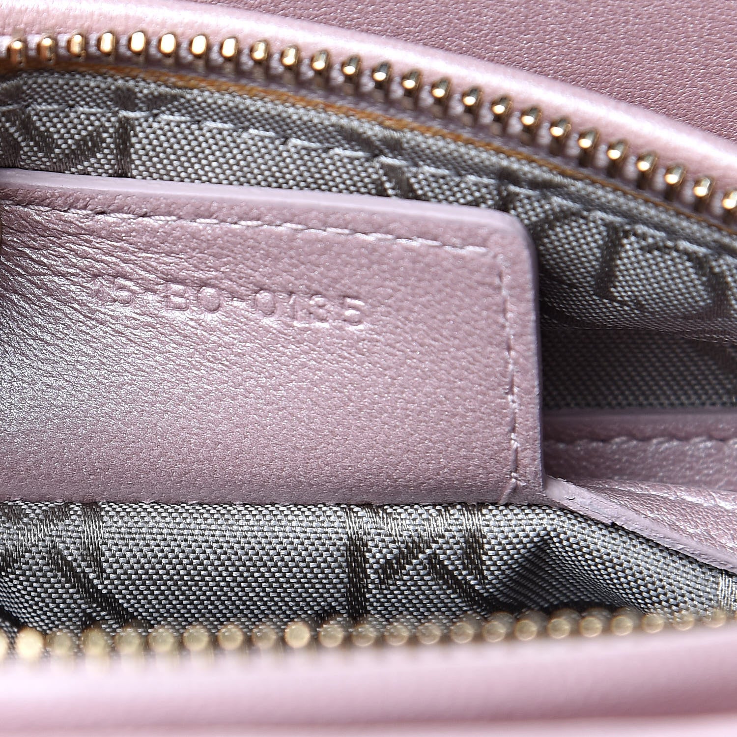 Christian Dior Pearly Lambskin Cannage Medium Lady Dior Lotus 7 of 14