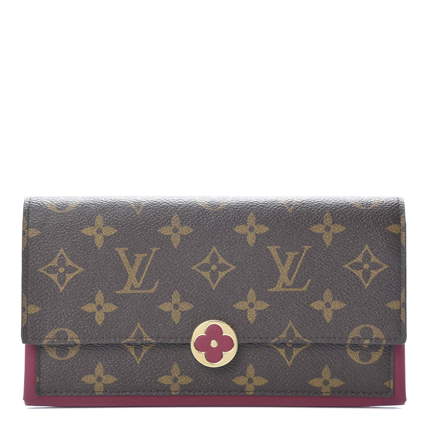 Monogram Flore Wallet Fuchsia