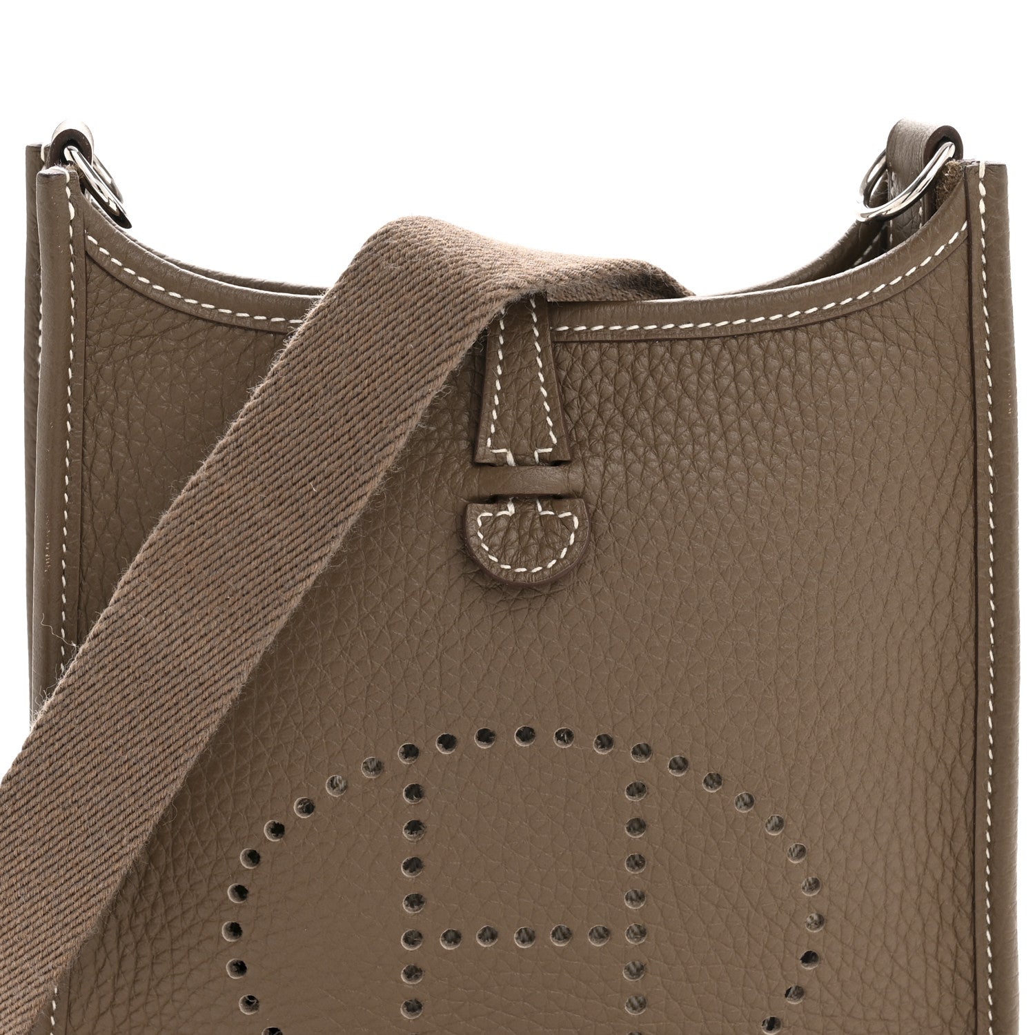 Hermes Taurillon Clemence Evelyne TPM Etoupe 8 of 11