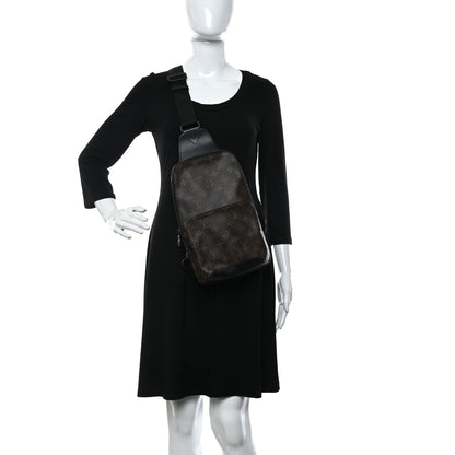Louis Vuitton Monogram Macassar Avenue Sling Bag 2 of 9