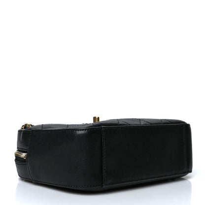 Chanel Goatskin Quilted Chanel 19 Camera Case Black 3 of 9