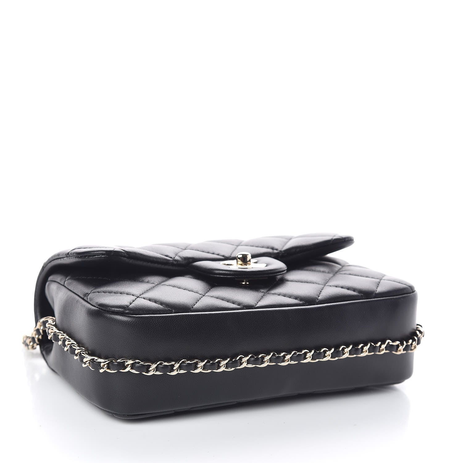 Chanel Lambskin Quilted Small My Precious Flap Black 4 of 11