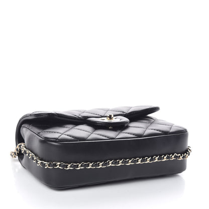 Chanel Lambskin Quilted Small My Precious Flap Black 4 of 11