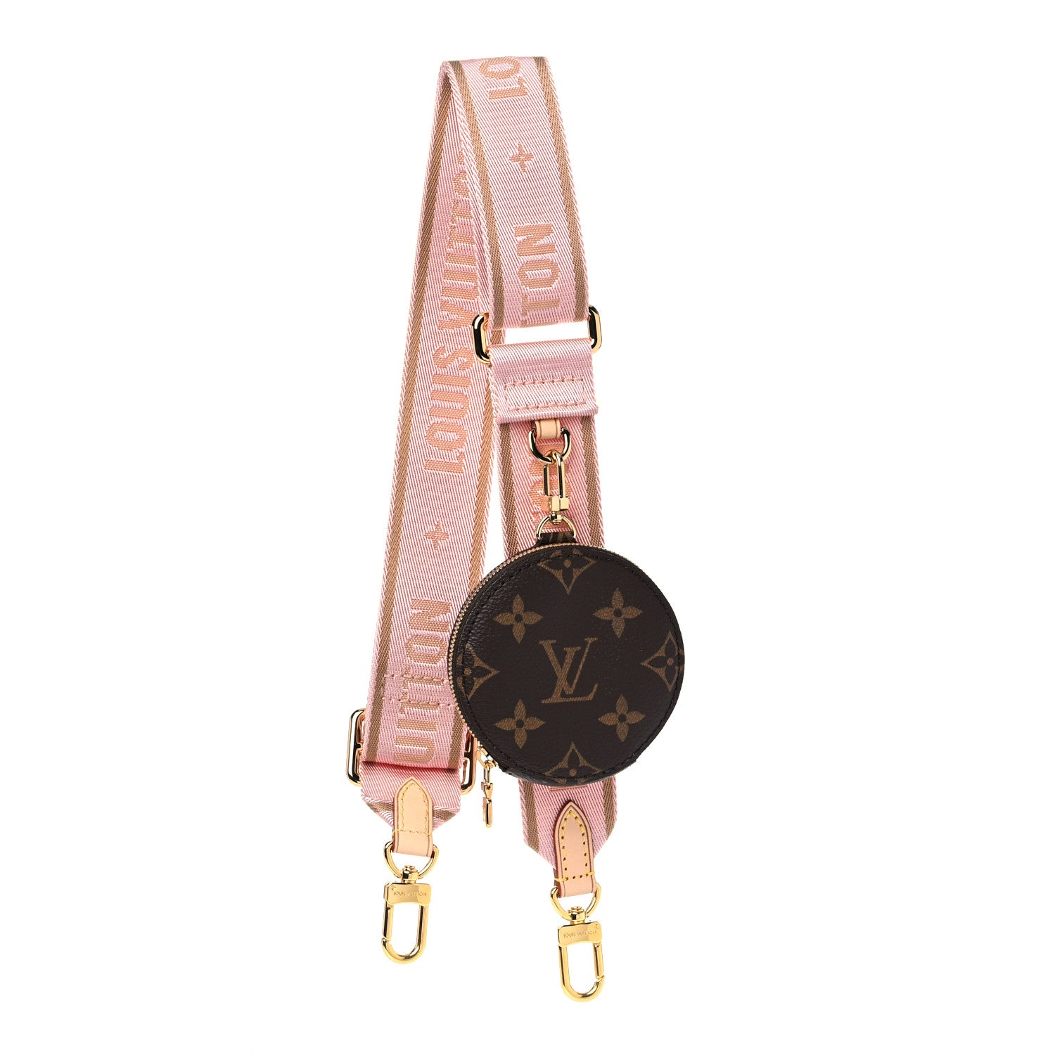 Louis Vuitton Monogram Multi Pochette Accessories Bandouliere Shoulder Strap Rose Clair 1 of 5