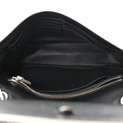 Balenciaga Pebbled Calfskin Logo Everyday Flap Chain Wallet White 5 of 12