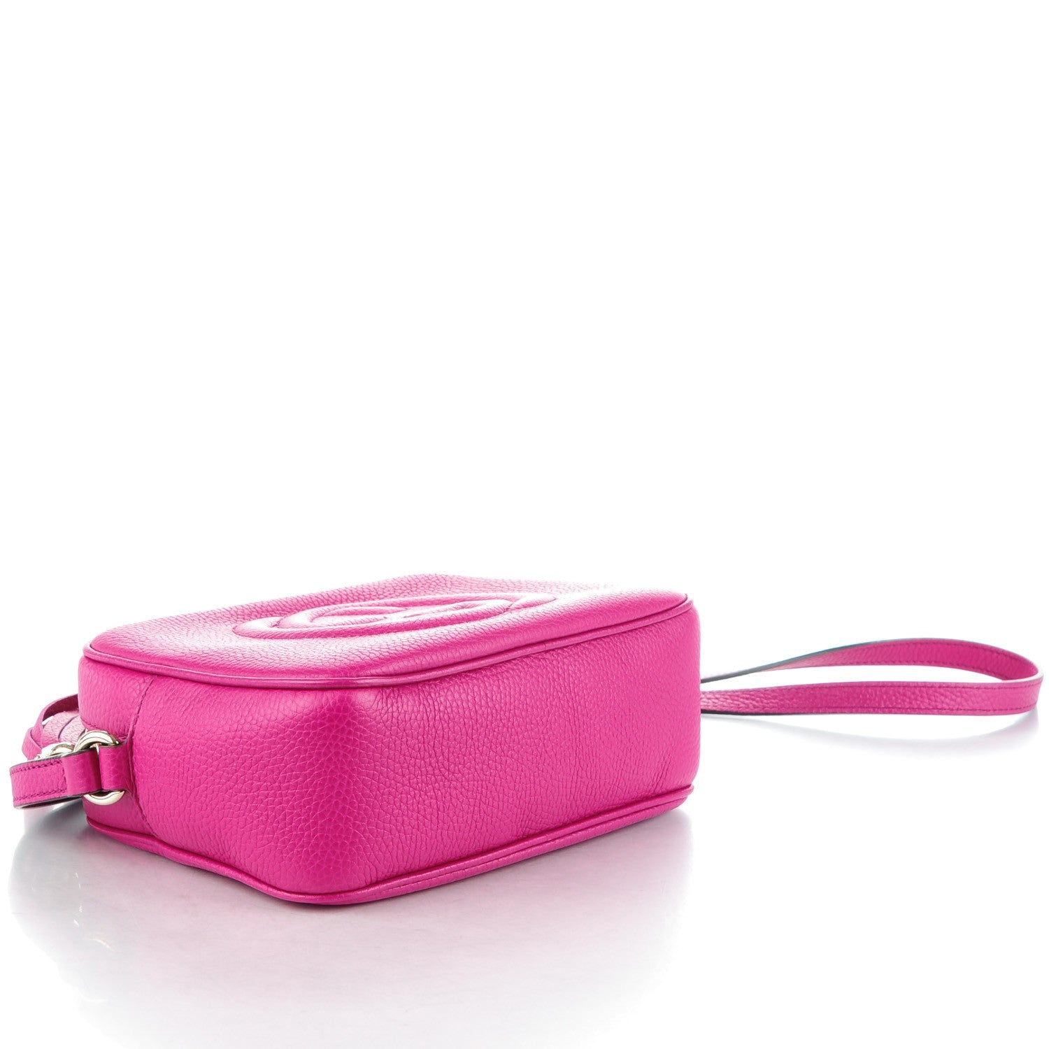 Gucci Cellarius Calfskin Small Soho Disco Bag Bright Bouganville 4 of 7
