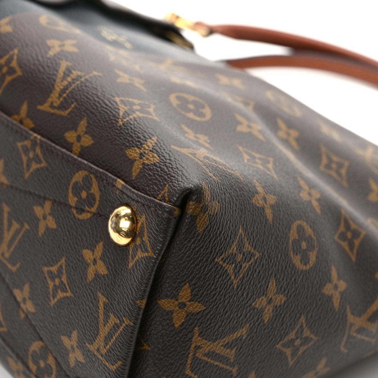 Monogram V Tote MM Black