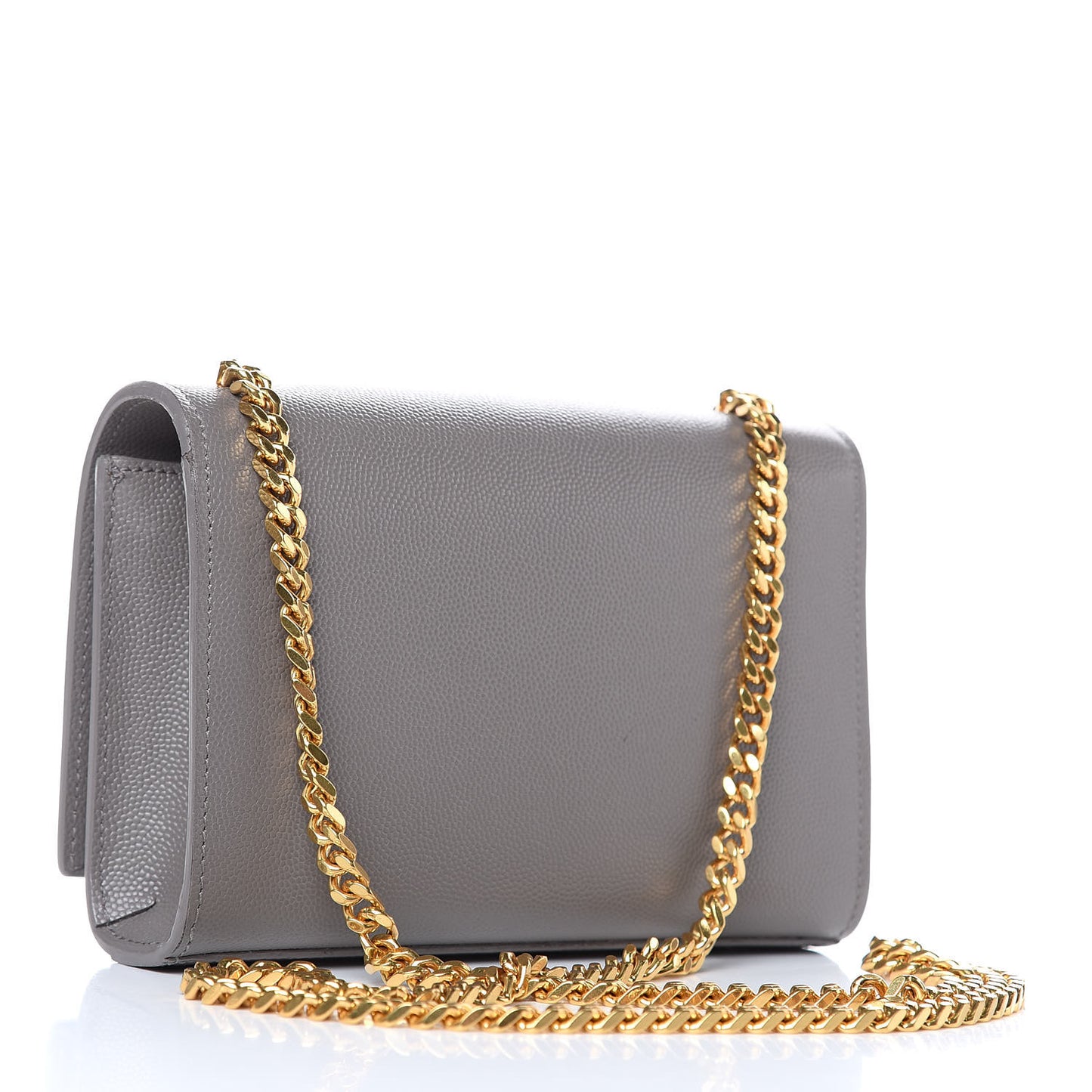 Grain De Poudre Small Monogram Kate Satchel Fog
