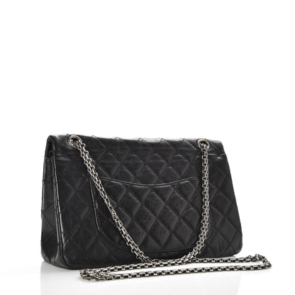 Chanel Aged Calfskin Quilted 2.55 Reissue 226 Flap Black 4 of 11