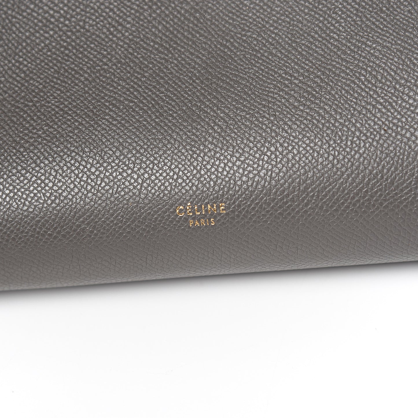 Grained Calfskin Mini Belt Bag Grey