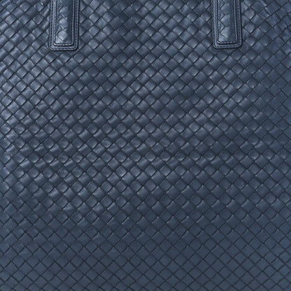 Bottega Veneta Nappa Intrecciato Maxi Convertible Tote Baltic Blue 9 of 12