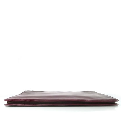Bottega Veneta Vintage Leather Portfolio Dark Red 3 of 7