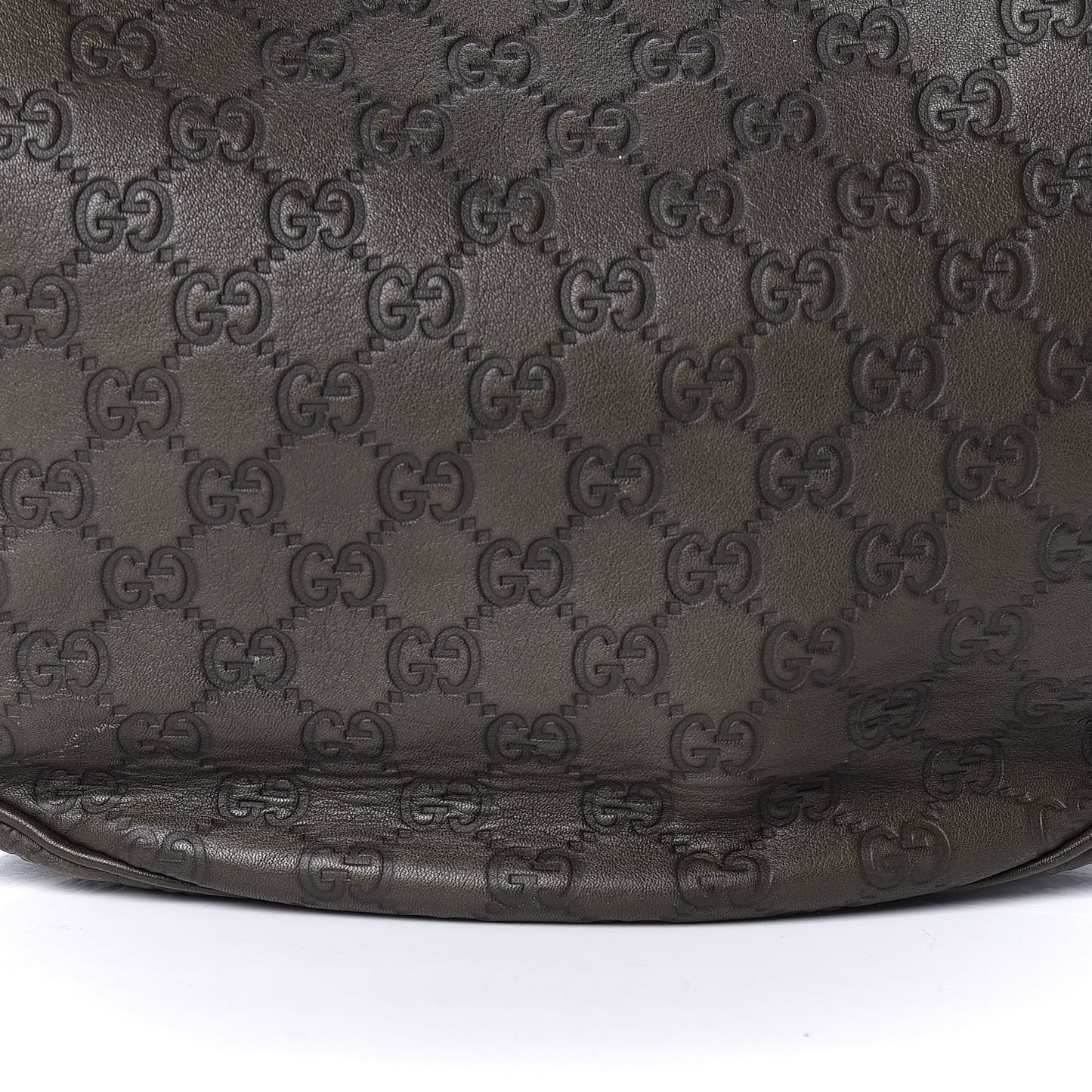 Guccissima Medium GG Twins Hobo Olive Green