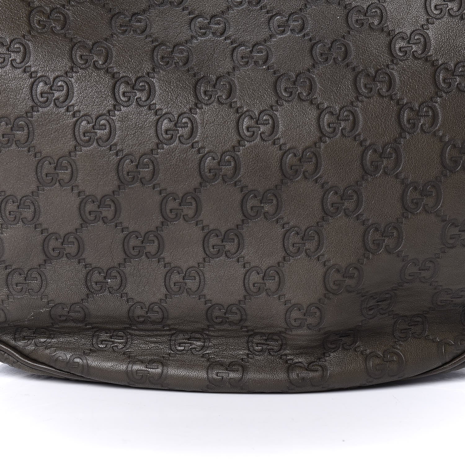 Gucci Guccissima Medium GG Twins Hobo Olive Green 10 of 15