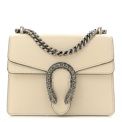 Gucci Textured Calfskin Crystal Mini Dionysus Shoulder Bag Mystic White 1 of 10