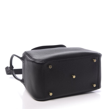 Hermes Taurillon Clemence Lindy 26 Black 4 of 11