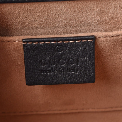 Gucci Calfskin Studded Small Padlock Shoulder Bag Black 6 of 7