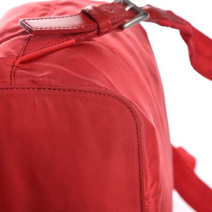 Prada Nylon Vela Medium Backpack Rosso 10 of 13