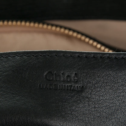 Chloe Lambskin Small Lexa Shoulder Bag Black 7 of 9