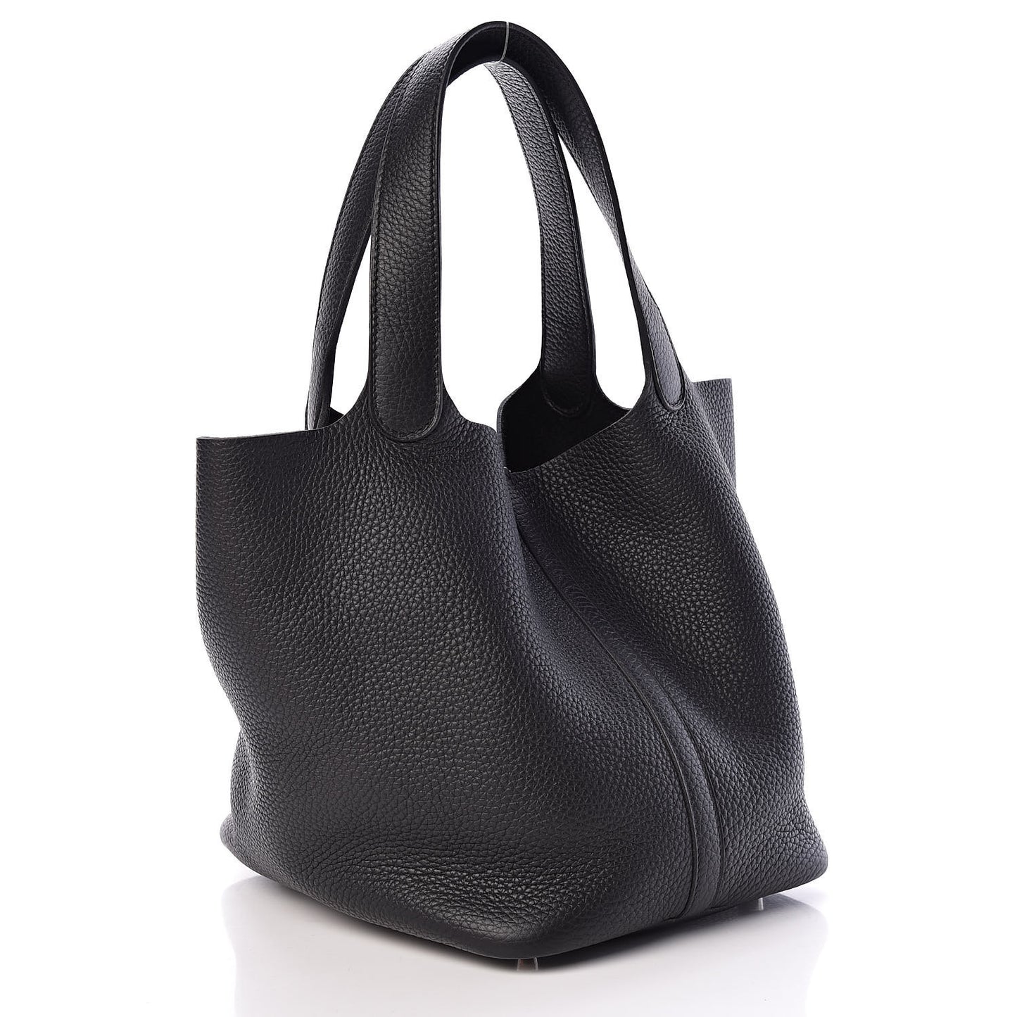 Taurillon Clemence Picotin Lock 22 MM Black