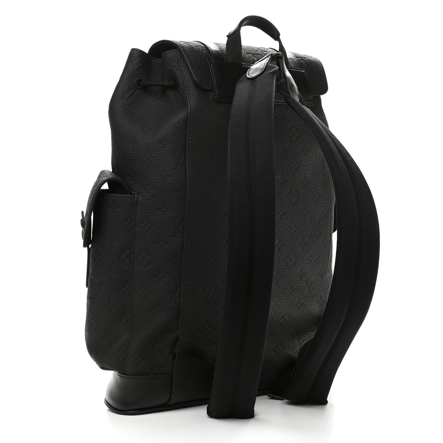 Taurillon Monogram Christopher MM Backpack Black